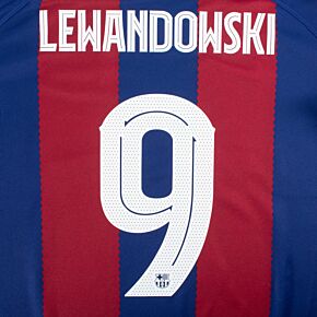 Lewandowski 9 (Cup Style Printing) - 23-24 Barcelona Home
