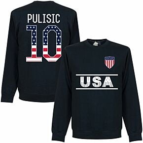 USA Team Pulisic 10 (Independence Day) Sweatshirt - Navy