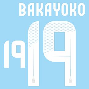 Bakayoko 19 (Official Printing) - 24-25 Belgium Away