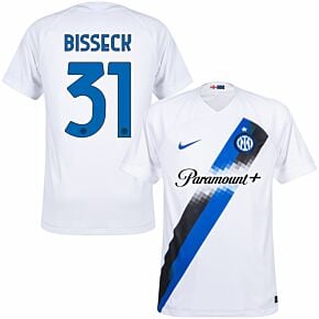 23-24 Inter Milan Away Shirt + Bisseck 31 (Official Printing)