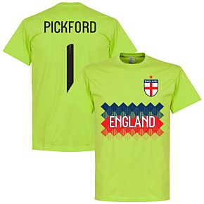 England Pickford 1 Team Tee - Apple Green