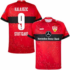 21-22 VfB Stuttgart Away Shirt + Kalajdzic 9 (Official Printing)
