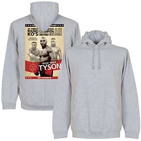 Mike Tyson Poster Hoodie - Grey