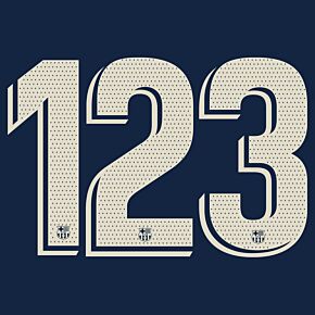 22-23 Barcelona Home Official La Liga Numbers (270mm)