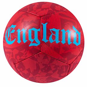 22-23 England Pitch Football - Red (Size 4)
