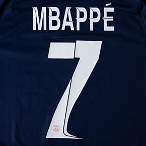 Mbappé 7 (Official Cup Printing) - 23-24 PSG Home