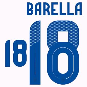 Barella 18 (Official Printing) - 24-25 Italy Away