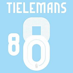 Tielemans 8 (Official Printing) - 24-25 Belgium Away