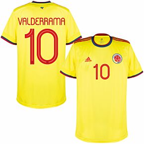 21-22 Colombia Home Shirt + Valderrama 10 (Official Printing)