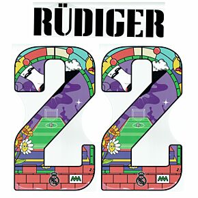 Rüdiger 22 (Pre-Season Printing) - 22-23 Real Madrid Home/Away