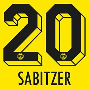 Sabitzer 20 (Official Printing) - 22-24 Borussia Dortmund KIDS Home