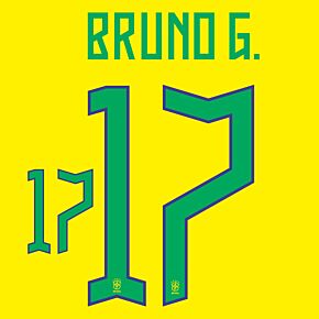 Bruno G. 17 (Official Printing) - 22-23 Brazil Home