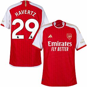 23-24 Arsenal Authentic Home Shirt + Havertz 29 (Premier League)
