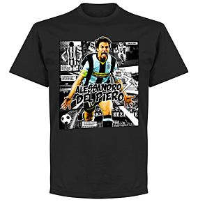 Del Piero Comic T-shirt - BlacBlack