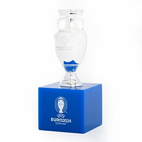 UEFA EURO 2024 Germany Official Replica 3D Trophy on Wooden Pedestal (70mm)