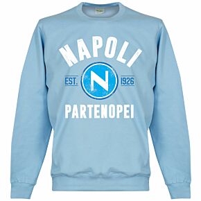 Napoli Established Sweatshirt - Sky Blue