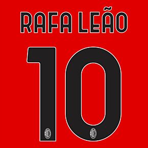 Rafa Leão 10 (Official Printing) - 23-24 AC Milan Home
