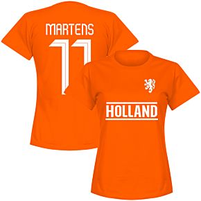 Holland Team Womens Martens 11 Tee - Orange
