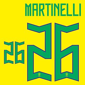 Martinelli 26 (Official Printing) - 22-23 Brazil Home