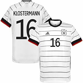 20-21 Germany Home Shirt + Klostermann 16 (Official Printing)