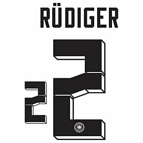 Rüdiger 2 (Official Printing) - 24-25 Germany Home