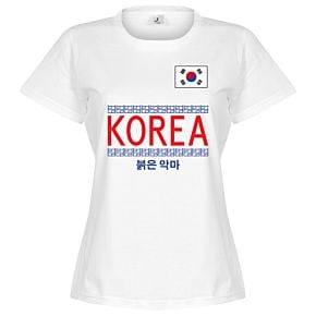 Korea Team Womens Tee - White