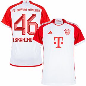23-24 Bayern Munich Home Shirt + Ibrahimović 46 (Official Printing)