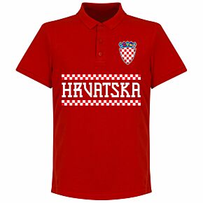 Croatia Team Polo Shirt - Red