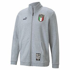 22-23 Italy Ftbl Culture Track Jacket - Light Grey