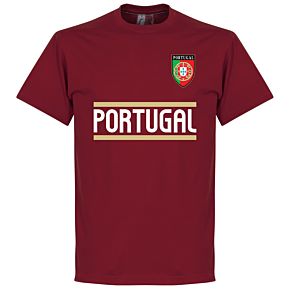 Portugal Team Tee - Maroon