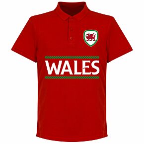 Wales Team Polo Shirt - Red
