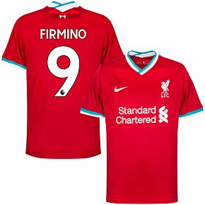 20-21 Liverpool Home Shirt + Firmino 9