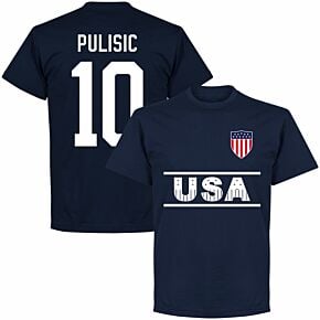 USA Team Pulisic 10 T-shirt - Navy