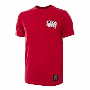 Copa AC Milan Champions League 2003 Team Embroidery T-shirt