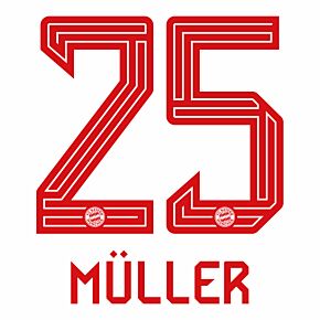 Müller 25 (Official Printing) - 23-24 Bayern Munich Home