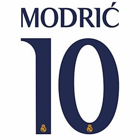 Modrić 10 (Official Cup Printing) - 23-24 Real Madrid Home