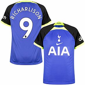 22-23 Tottenham Away Shirt + Richarlison 9 (Premier League)