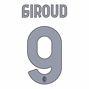 Giroud 9 (Official Printing) - 23-24 AC Milan Away
