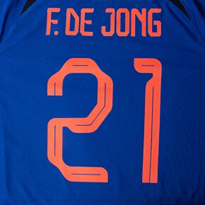 F. De Jong 21 (Official Printing) - 22-23 Holland Away