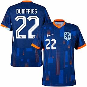 24-25 Holland Dri-Fit ADV Match Away Shirt + Dumfries 22 (Official Printing)