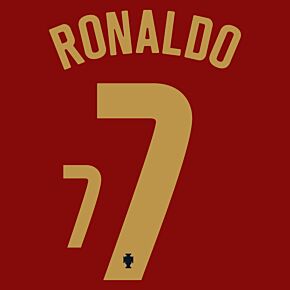 Ronaldo 7 (Official Printing) - 20-21 Portugal Home