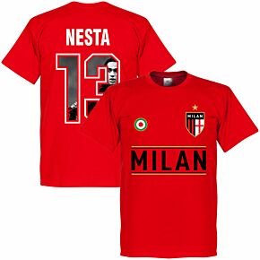 AC Milan Nesta 13 Gallery Team Tee - Red
