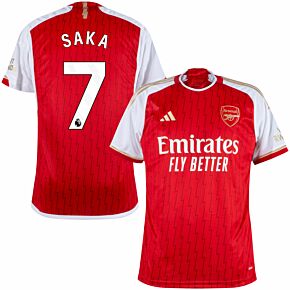 23-24 Arsenal Home KIDS Shirt + Saka 7 (Premier League)