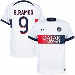 23-24 PSG Dri-Fit ADV Match Away Shirt + G.Ramos 9 (Ligue 1)