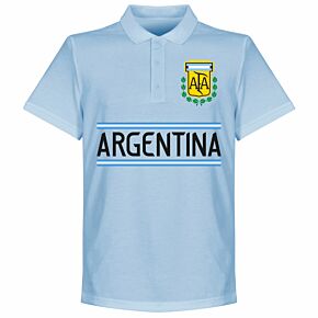 Argentina Team Polo Shirt - Sky Blue