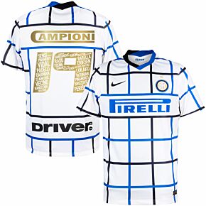 20-21 Inter Milan Away Shirt + Campioni 19 Squad Printing