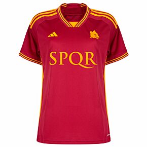 23-24 AS Roma Home Womens Shirt incl. SPQR Sponsor