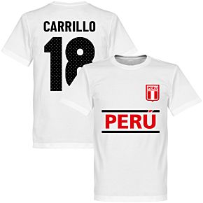 Peru Carrillo 18 Team Tee - White