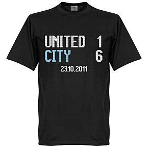 United 1 : City 6 Scoreboard Tee