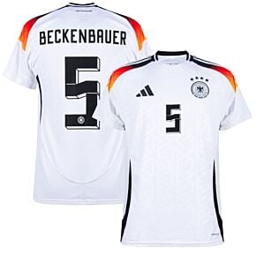 24-25 Germany Home Shirt + Beckenbauer 5 (Official Printing)